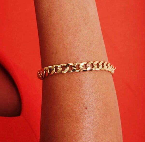 Pulseira Grumet em banho de Ouro 18K