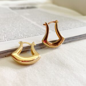 Argola em banho de Ouro 18K