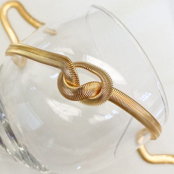 Corrente Lacraia NEW em banho de Ouro 18K - Imagem 3