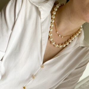 Chocker Pérola em banho de Ouro 18K