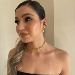 Colar Inspiração Tiffany em banho de Ouro 18K