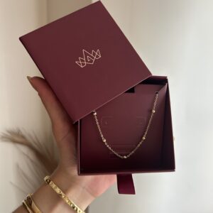 Colar Bolinha em banho de Ouro 18K