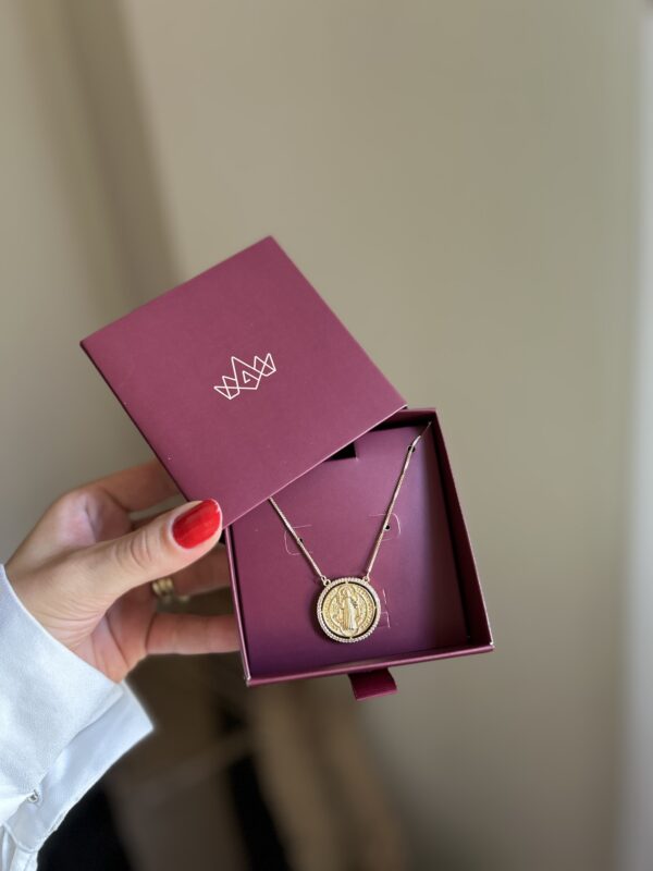 Colar São Bento em banho de Ouro 18K