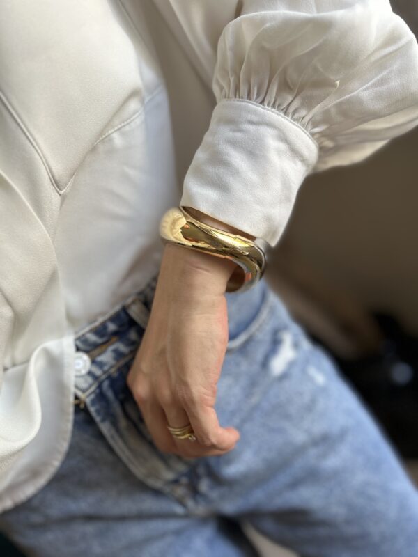 Bracelete Bold em banho de Ouro 18K - Imagem 2