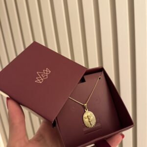Corrente Cruz Masculina em banho de Ouro 18K