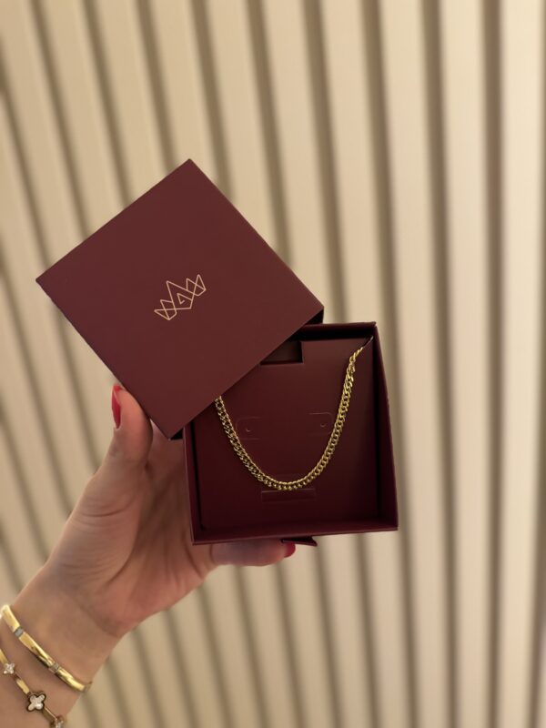 Corrente Grumet Dupla em banho de Ouro 18K