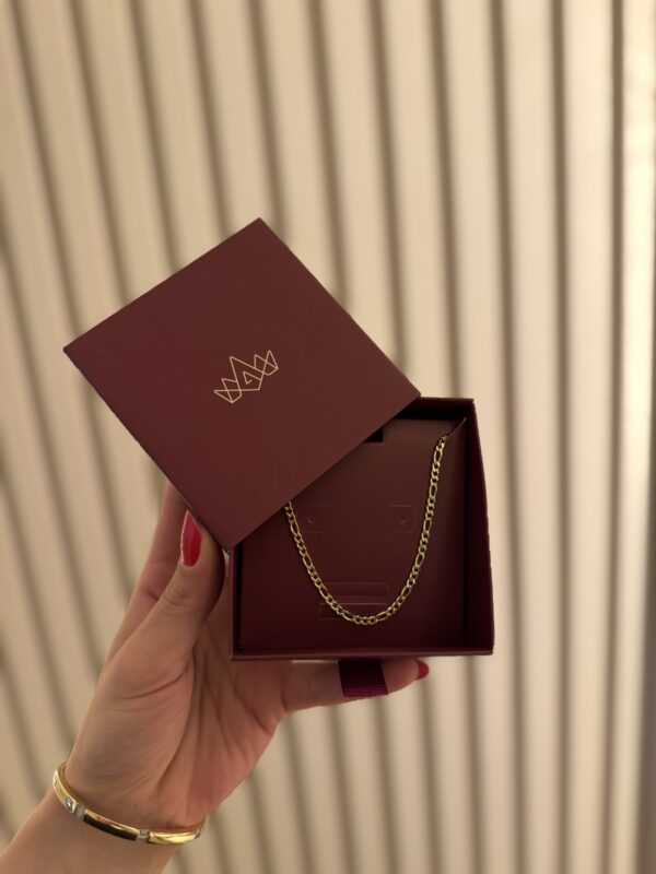 Corrente Masculina Elos em banho de Ouro 18K