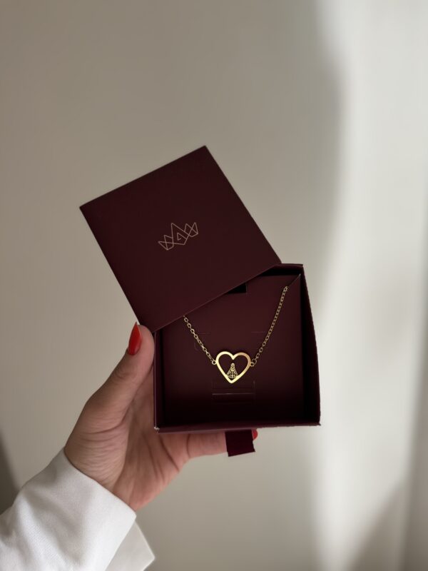 Colar Nossa Senhora em banho de Ouro 18K