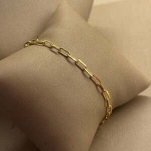Pulseira Inspiração cartier em Banho de Ouro 18K
