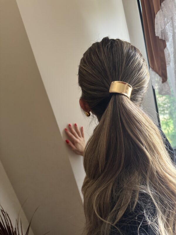 Amarrador de Cabelo Retangular com detalhes