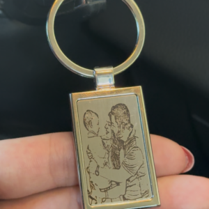Chaveiro Personalizado em aço inoxidável