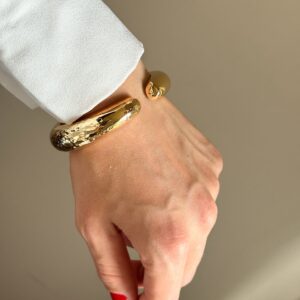 Bracelete Maximalista em banho de Ouro 18K