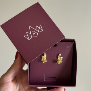 Ear Cuff Flor em banho de Ouro 18K