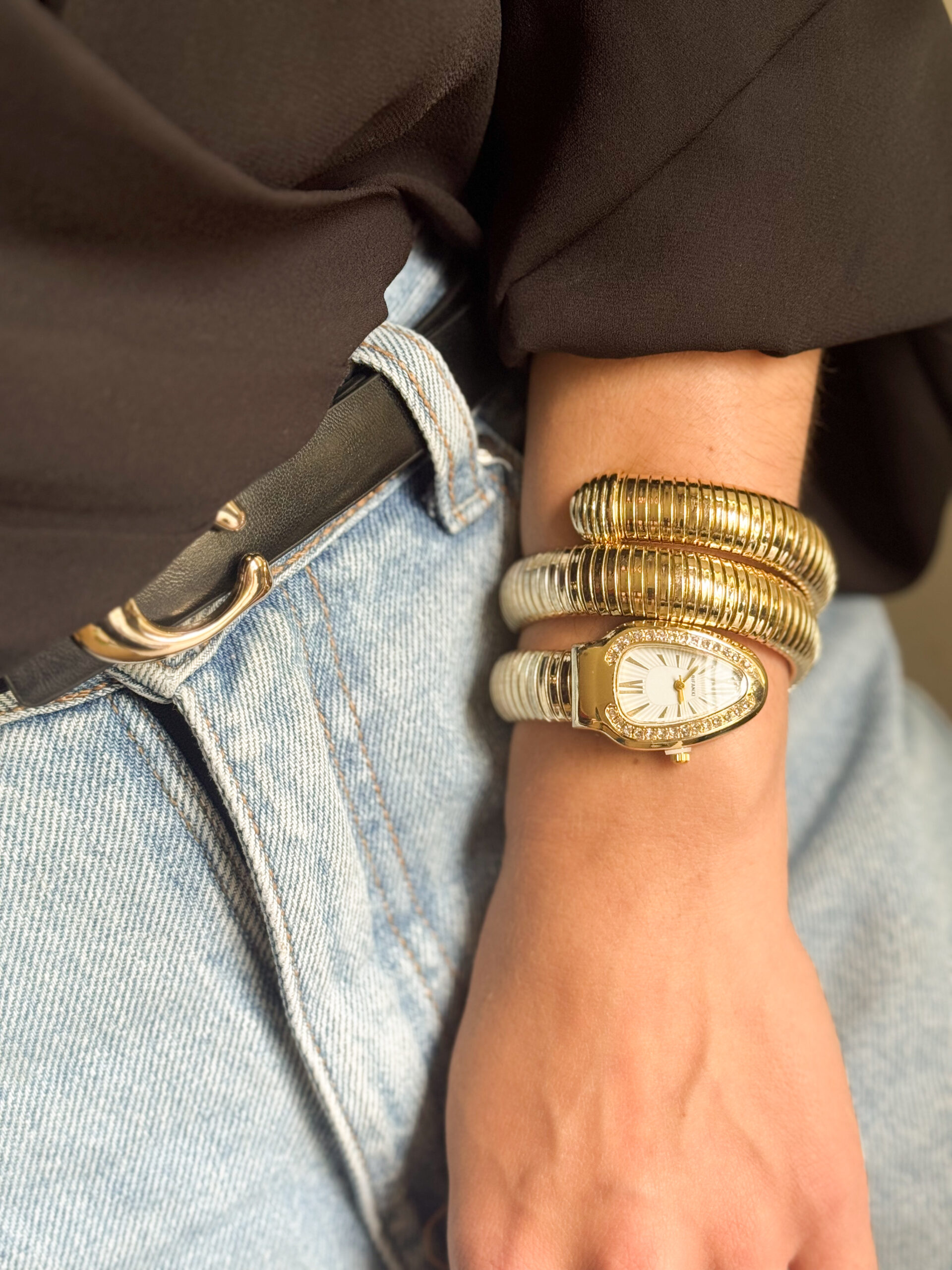 Relógio Cobra Inspiração Alta Joalheria