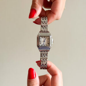 Relógio Quadrado Inspiração Alta Joalheria