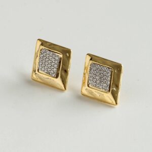 Brinco Quadrado com Mix de banhos