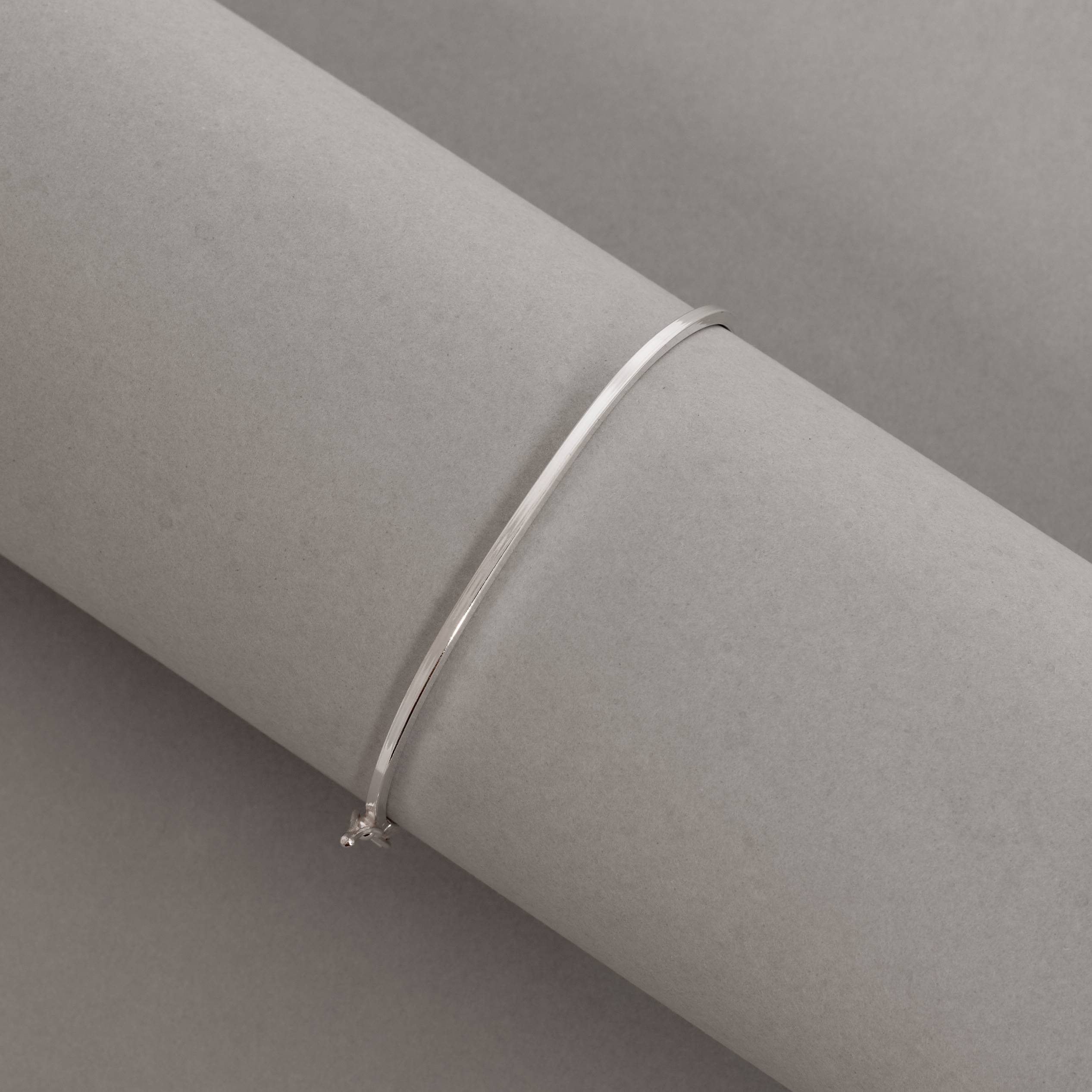 Bracelete Fio Quadrado em Prata 925