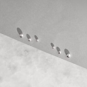 Trio de Bolas em Prata 925