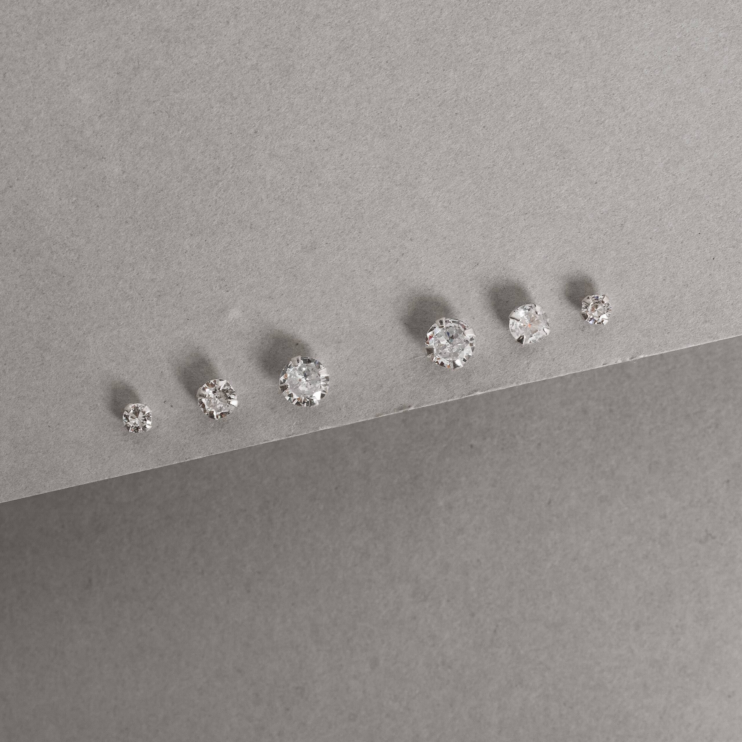 Trio Ponto de Luz em Prata 925