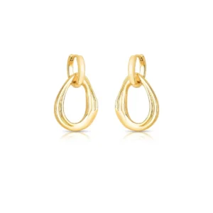 Argola Redonda Lisa em banho de Ouro 18K