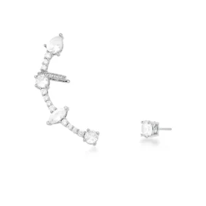 Brinco EarCuff em banho de Ródio